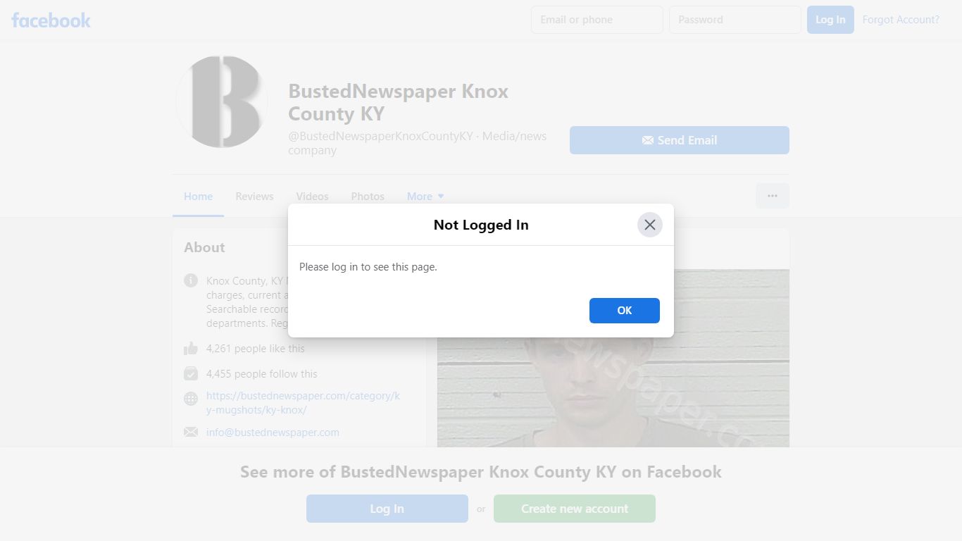 BustedNewspaper Knox County KY - Home | Facebook